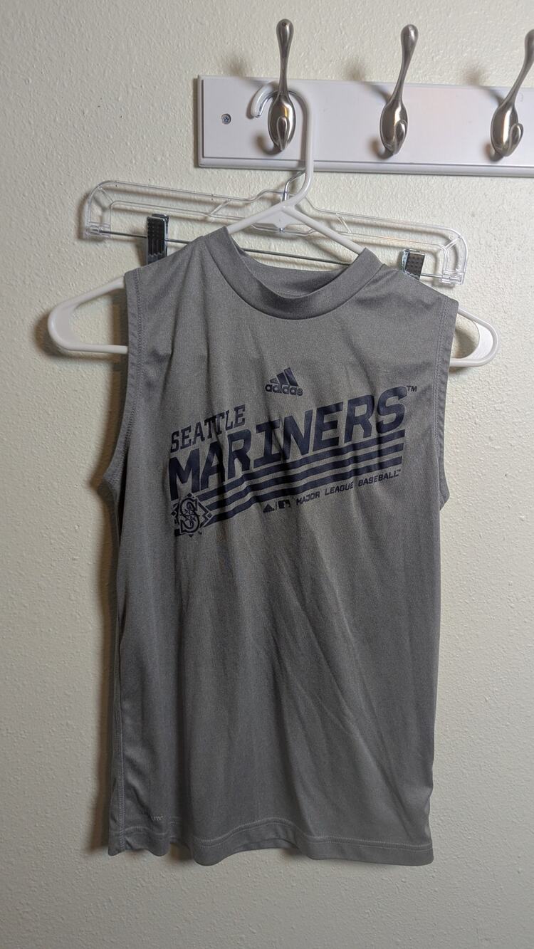 Adidas Seattle Mariners Tank Top Kids Size Medium